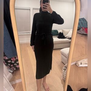 Dynamite Black Long Sleeve turtle neck Dress